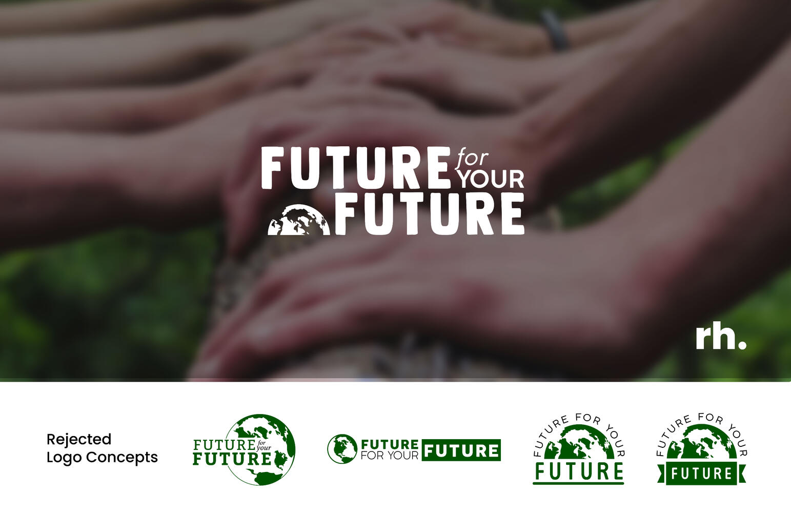 'Future for your Future' Logo Identity Layout