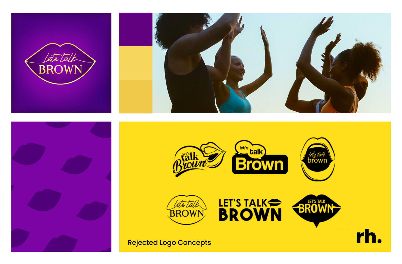 Let's Talk Brown: Women's Empowerment Group Brand [Brief] Identity Layout